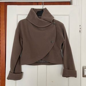 Armani wool shrug coat cape - vintage